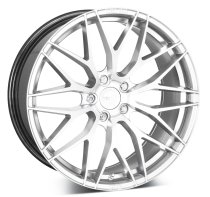 NEW 20 INCH ZITO ZF01 FLOW FORMED ALLOY WHEELS IN HYPER SILVER WITH DEEPER CONCAVE 10″ REAR 5x120