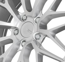 NEW 20 INCH ZITO ZF01 FLOW FORMED ALLOY WHEELS IN HYPER SILVER WITH DEEPER CONCAVE 10" REAR 5x120