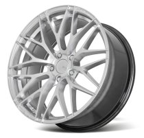 NEW 20" ZITO ZF01 FLOW FORMED ALLOY WHEELS IN HYPER SILVER WITH DEEPER CONCAVE 10" REAR
