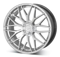 NEW 20 INCH ZITO ZF01 FLOW FORMED ALLOY WHEELS IN HYPER SILVER WITH DEEPER CONCAVE 10" REAR 5x120