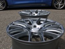 NEW 18 INCH OEMS 111 ALLOY WHEELS IN GLOSS GUNMETAL WITH DEEPER CONCAVE 9.5" REARS 5x120