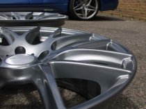 NEW 18 INCH OEMS 111 ALLOY WHEELS IN GLOSS GUNMETAL WITH DEEPER CONCAVE 9.5" REARS 5x120