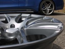NEW 18 INCH OEMS 111 ALLOY WHEELS IN GLOSS GUNMETAL WITH DEEPER CONCAVE 9.5" REARS 5x120