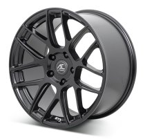 NEW 19 INCH AC FF046 FLOW FORMED ALLOY WHEELS IN SATIN BLACK WITH DEEPER CONCAVE 10" REARS 5x120
