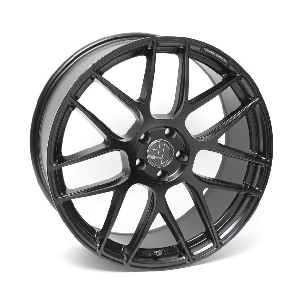 NEW 19 INCH AC FF046 FLOW FORMED ALLOY WHEELS IN SATIN BLACK WITH DEEPER CONCAVE 10" REARS 5x120