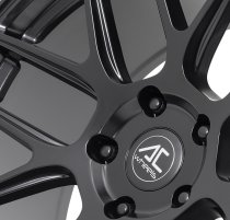 NEW 19" AC FF046 FLOW FORMED ALLOY WHEELS IN SATIN BLACK WITH DEEPER CONCAVE 10" REARS