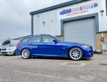 NEW 18 INCH VEEMANN VC359 M359 Y SPOKE ALLOY WHEELS IN QUARTZ SILVER WITH DEEPER CONCAVE 9.5" REARS 5x120
