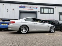 NEW 18 INCH VEEMANN VC359 M359 Y SPOKE ALLOY WHEELS IN QUARTZ SILVER WITH DEEPER CONCAVE 9.5" REARS 5x120