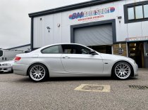 NEW 18 INCH VEEMANN VC359 M359 Y SPOKE ALLOY WHEELS IN QUARTZ SILVER WITH DEEPER CONCAVE 9.5" REARS 5x120