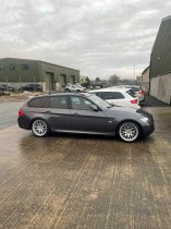 NEW 18 INCH VEEMANN VC359 M359 Y SPOKE ALLOY WHEELS IN QUARTZ SILVER WITH DEEPER CONCAVE 9.5" REARS 5x120