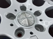 NEW 18 INCH VEEMANN VC359 M359 Y SPOKE ALLOY WHEELS IN QUARTZ SILVER WITH DEEPER CONCAVE 9.5" REARS 5x120
