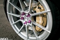 NEW 21 INCH ISPIRI FFR6 ALLOY WHEELS IN PURE SILVER BRUSHED WITH DEEPER CONCAVE 10.5" REARS 5x120