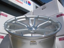 NEW 19 INCH VEEMANN VC632 ALLOY WHEELS IN QUARTZ SILVER MACHINED WITH DEEPER CONCAVE 9.5" REAR 5x120