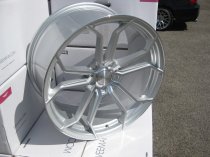 NEW 19 INCH VEEMANN VC632 ALLOY WHEELS IN QUARTZ SILVER MACHINED WITH DEEPER CONCAVE 9.5" REAR 5x120