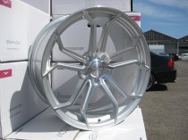 NEW 19" VEEMANN VC632 ALLOY WHEELS IN SILVER WITH POLISHED FACE, WIDER 9.5" REAR