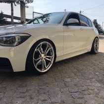 NEW 19 INCH VEEMANN VC632 ALLOY WHEELS IN QUARTZ SILVER MACHINED WITH DEEPER CONCAVE 9.5" REAR 5x120