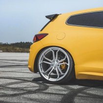NEW 19 INCH VEEMANN VC632 ALLOY WHEELS IN QUARTZ SILVER MACHINED WITH DEEPER CONCAVE 9.5" REARS 5x112