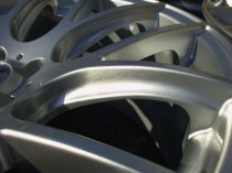 NEW/USED 19 INCH ZITO 935 ALLOY WHEELS IN HYPER SILVER WITH DEEPER CONCAVE 9.5" REARS 5x112