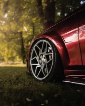 NEW 20 INCH VEEMANN V-FS27R ALLOY WHEELS IN GLOSS GRAPHITE WITH DEEPER CONCAVE 10" REAR OPTION 5x112