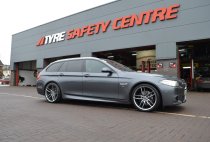NEW 19 INCH VEEMANN V-FS28 ALLOY WHEELS IN GLOSS GRAPHITE WITH DEEPER CONCAVE 9.5" REARS 5x120