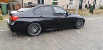 NEW 19 INCH VEEMANN V-FS34 ALLOY WHEELS IN GLOSS GRAPHITE WITH DEEPER CONCAVE 9.5" REAR OPTION 5x120