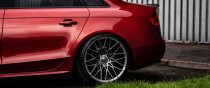 NEW 20 INCH VEEMANN V-FS34 ALLOY WHEELS IN GLOSS GRAPHITE WITH DEEP CONCAVE 10J REARS 5x120