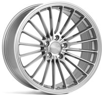 NEW 20″ VEEMANN V-FS36 ALLOY WHEELS IN SILVER POLISHED FACE WITH DEEP 10″ REAR