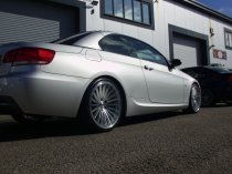 NEW 20 INCH VEEMANN V-FS36 ALLOY WHEELS IN SILVER MACHINED WITH DEEPER CONCAVE 10" REAR 5x120
