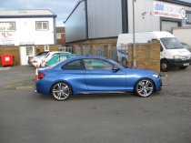 USED 19 INCH GENUINE BMW STYLE 442 F30/31 M DOUBLE SPOKE ALLOY WHEELS,WIDE REAR, FULLY REFURBED 5x120