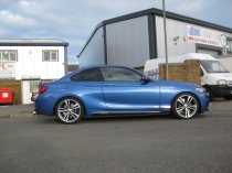 USED 19 INCH GENUINE BMW STYLE 442 F30/31 M DOUBLE SPOKE ALLOY WHEELS,WIDE REAR, FULLY REFURBED 5x120