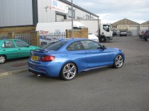 USED 19 INCH GENUINE BMW STYLE 442 F30/31 M DOUBLE SPOKE ALLOY WHEELS,WIDE REAR, FULLY REFURBED 5x120