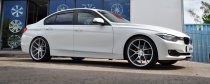 NEW 19 INCH VEEMANN V-FS39 ALLOY WHEELS IN SILVER MACHINED WITH DEEPER CONCAVE 9.5" REAR OPTION 5x120