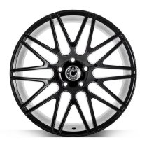 NEW 20 INCH WRATH WF3 FLOW FORMED ALLOY WHEELS IN GLOSS BLACK WITH DEEPER CONCAVE 10" REARS 5x120