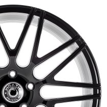 NEW 20" WRATH WF3 FLOW FORMED ALLOY WHEELS IN GLOSS BLACK, WIDER 10" REARS