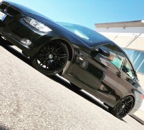 NEW 20 INCH WRATH WF3 FLOW FORMED ALLOY WHEELS IN GLOSS BLACK WITH DEEPER CONCAVE 10" REARS 5x120