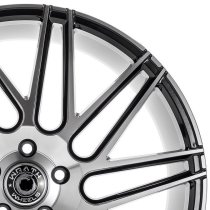 NEW 20" WRATH WF4 FLOW FORMED ALLOY WHEELS IN GLOSS BLACK WITH POLISHED FACE, WIDER 10" REARS