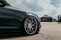 NEW 20 INCH VEEMANN V-FS38 ALLOY WHEELS IN SILVER MACHINED WITH DEEPER CONCAVE 10" REAR 5x120