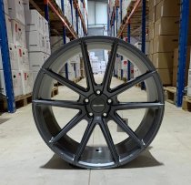 NEW 21" VEEMANN V-FS4 ALLOY WHEELS IN GLOSS GRAPHITE, DEEPER CONCAVE 10.5" ALL ROUND