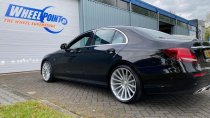 NEW 20 INCH VEEMANN V-FS55 ALLOY WHEELS IN SILVER MACHINED, DEEPER CONCAVE 10" REARS ALL ROUND 5x112