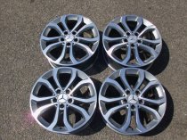 USED 17 INCH GENUINE MERCEDES 5 TWIN SPOKE ALLOY WHEELS,FULLY REFURBED , W205 204 C CLASS + FIT A/B CLASS 5x112