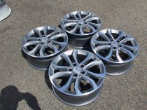 USED 17 INCH GENUINE MERCEDES 5 TWIN SPOKE ALLOY WHEELS,FULLY REFURBED , W205 204 C CLASS + FIT A/B CLASS 5x112