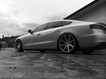 NEW 20 INCH ISPIRI ISR8 ALLY WHEELS IN SATIN SILVER WITH SATIN POLISHED FACE AND DEEPER CONCAVE 10.5" REARS 5x120