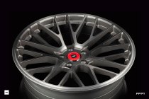 NEW 19" ISPIRI FFP1 ALLOY WHEELS IN CARBON GREY BRUSHED, WITH DEEPER CONCAVE 10" REARS