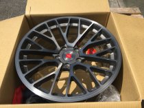 NEW 19" ISPIRI FFP1 ALLOY WHEELS IN CARBON GREY BRUSHED, DEEPER CONCAVE 9.5" REARS