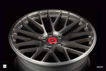 NEW 19" ISPIRI FFP1 ALLOY WHEELS IN CARBON GREY BRUSHED, DEEPER CONCAVE 9.5" REARS