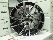 NEW 19" ZITO ZF-X FLOW FORMED ALLOY WHEELS IN GLOSS BLACK WITH POLISHED FACE WITH DEEPER CONCAVE 9.5" REAR