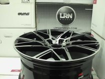 NEW 19 INCH ZITO ZF-X FLOW FORMED ALLOY WHEELS IN GLOSS BLACK WITH POLISHED FACE WITH DEEPER CONCAVE 9.5" REAR 5x120