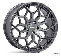 NEW 19 INCH VEEMANN V-FS42 ALLOY WHEELS IN GRAPHITE SMOKE MACHINE WITH DEEPER CONCAVE 9.5″ REAR OPTION 5x112