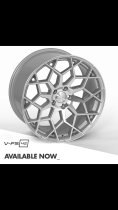 NEW 19" VEEMANN V-FS42 ALLOY WHEELS IN SILVER WITH POLISHED FACE AND DEEPER CONCAVE 9.5" REARS