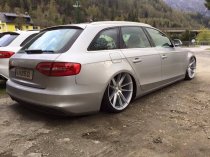NEW 18 INCH VEEMANN V-FS25 ALLOY WHEELS IN SILVER MACHINED WITH DEEPER CONCAVE 9" REAR OPTION 5x112